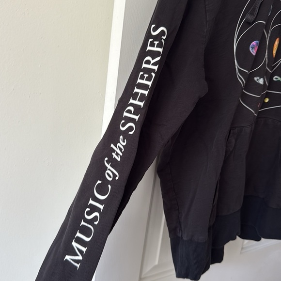Coldplay Music of the Spheres Black Hoodie- Unisex Large L - Picture 4 of 5